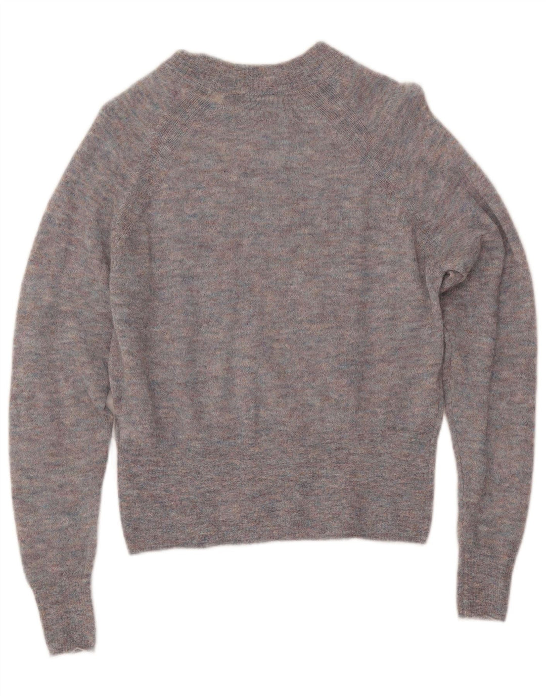 JACK WILLS Suéter tipo jersey con cuello barco para mujer, Reino Unido 10, pequeño, gris moteado