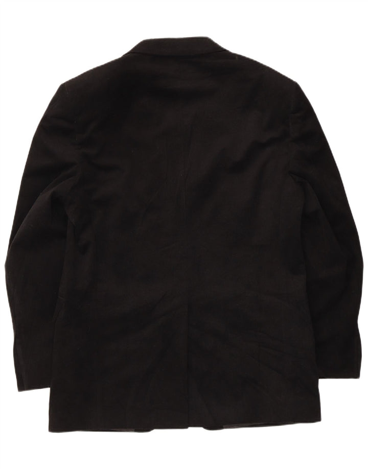 Marks & Spencer Chaqueta tipo blazer de terciopelo con 2 botones para hombre UK 40 Medium Black