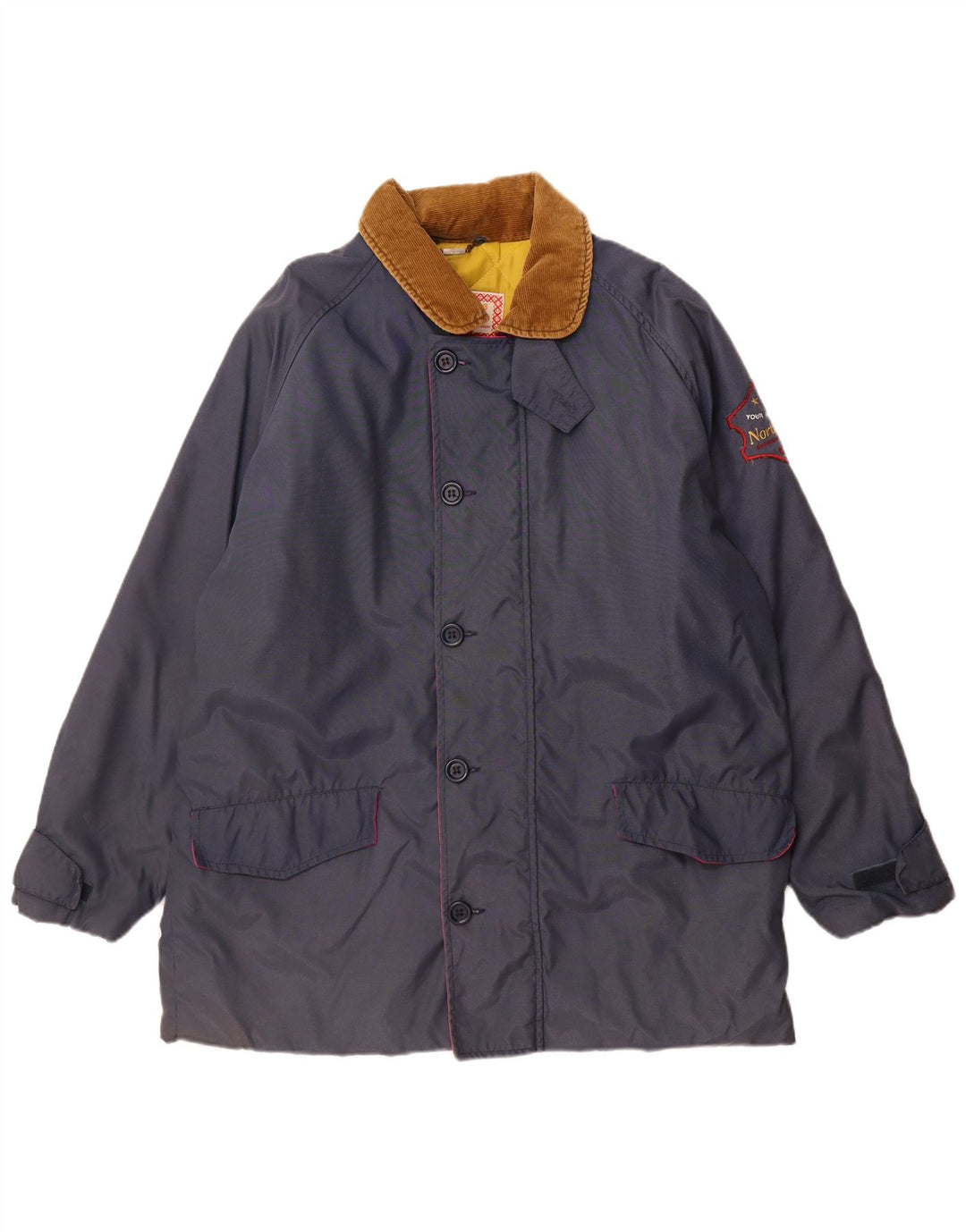 Chaqueta cortavientos Carrera para hombre UK 42 XL Azul marino Colorblock Poliamida