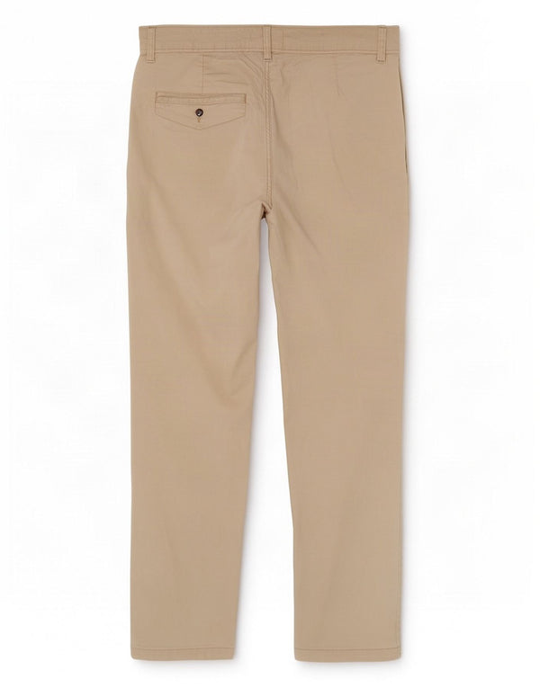 Marks & Spencer Pantalones Chinos Rectos para Mujer UK 40 Large W36 L28 Beige