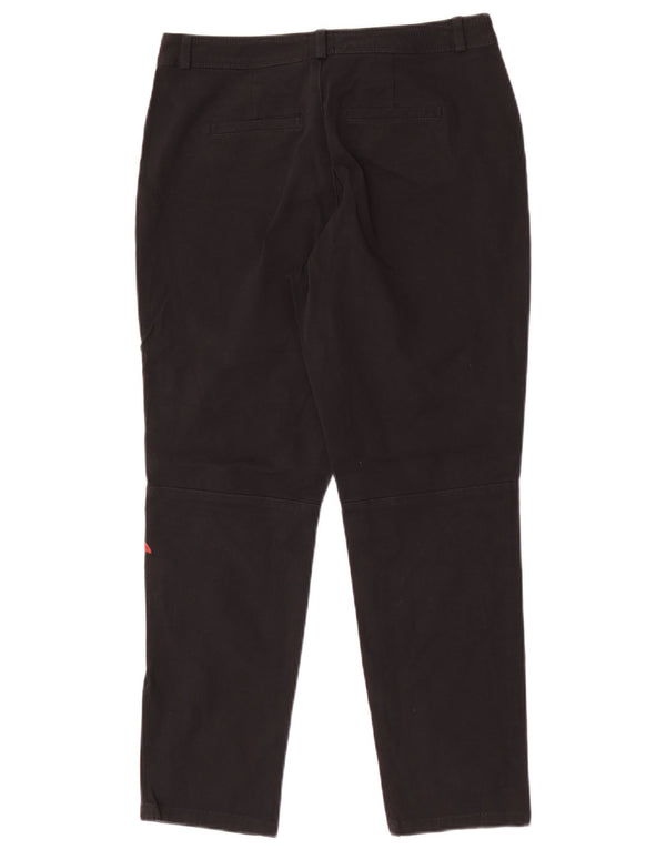 Desigual Pantalones casuales gráficos para mujer EU 38 Medium W28 L26 Black Floral