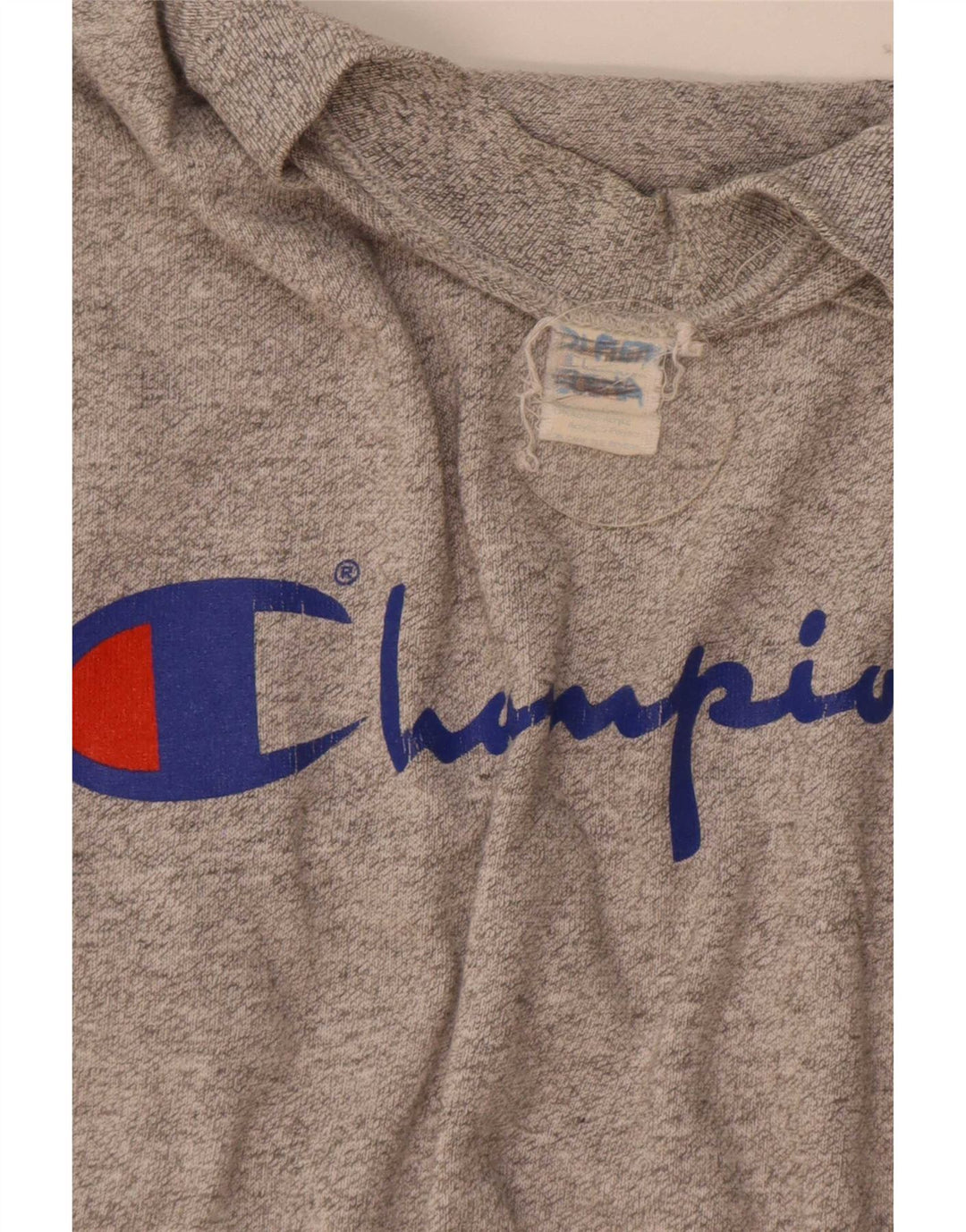 Champion Sudadera Con Estampado Gráfico Jumper De Algodón Gris Medio