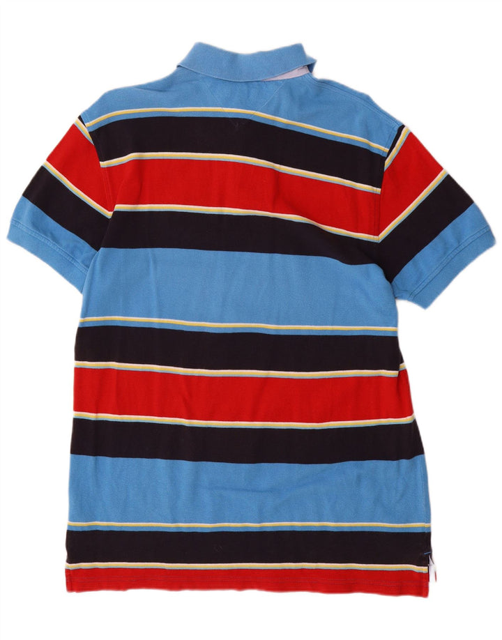 TOMMY HILFIGER Polo de hombre de algodón a rayas multicolor mediano