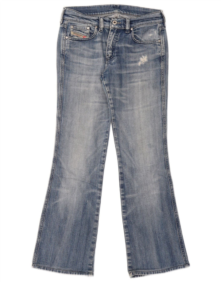 Diesel Mujer Vaqueros Bootcut Desgastados W29 L29 Algodón Azul