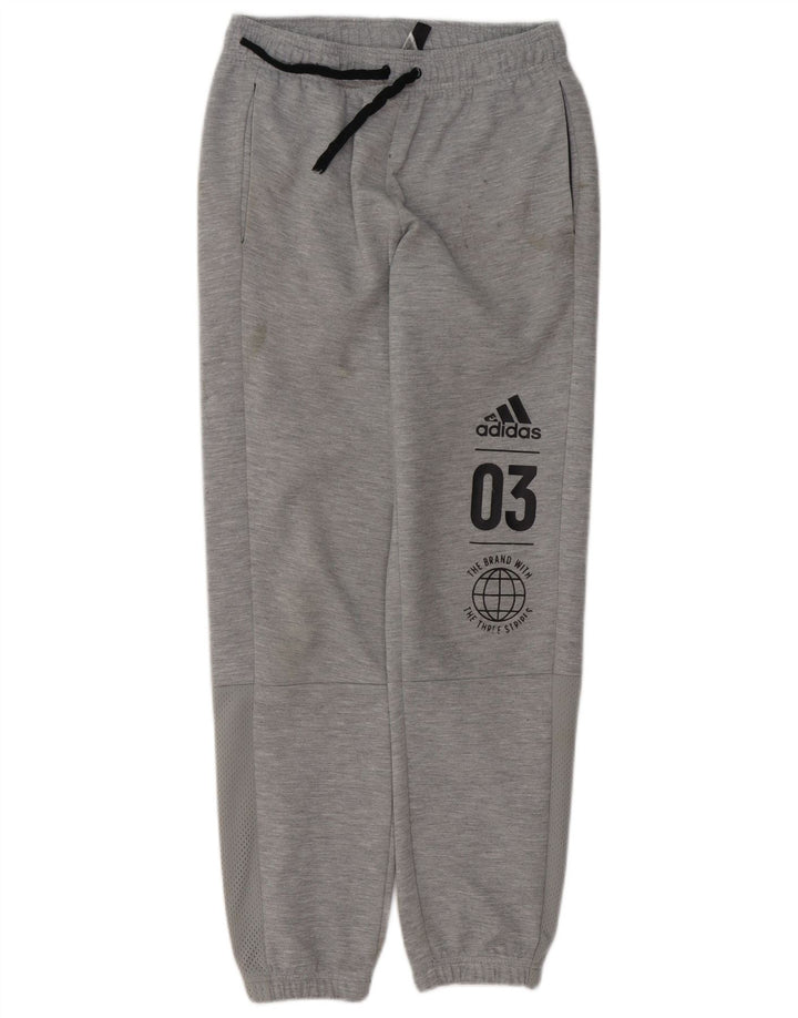 ADIDAS Pantalón de chándal gráfico para niño Joggers 13-14 años Gris Poliéster