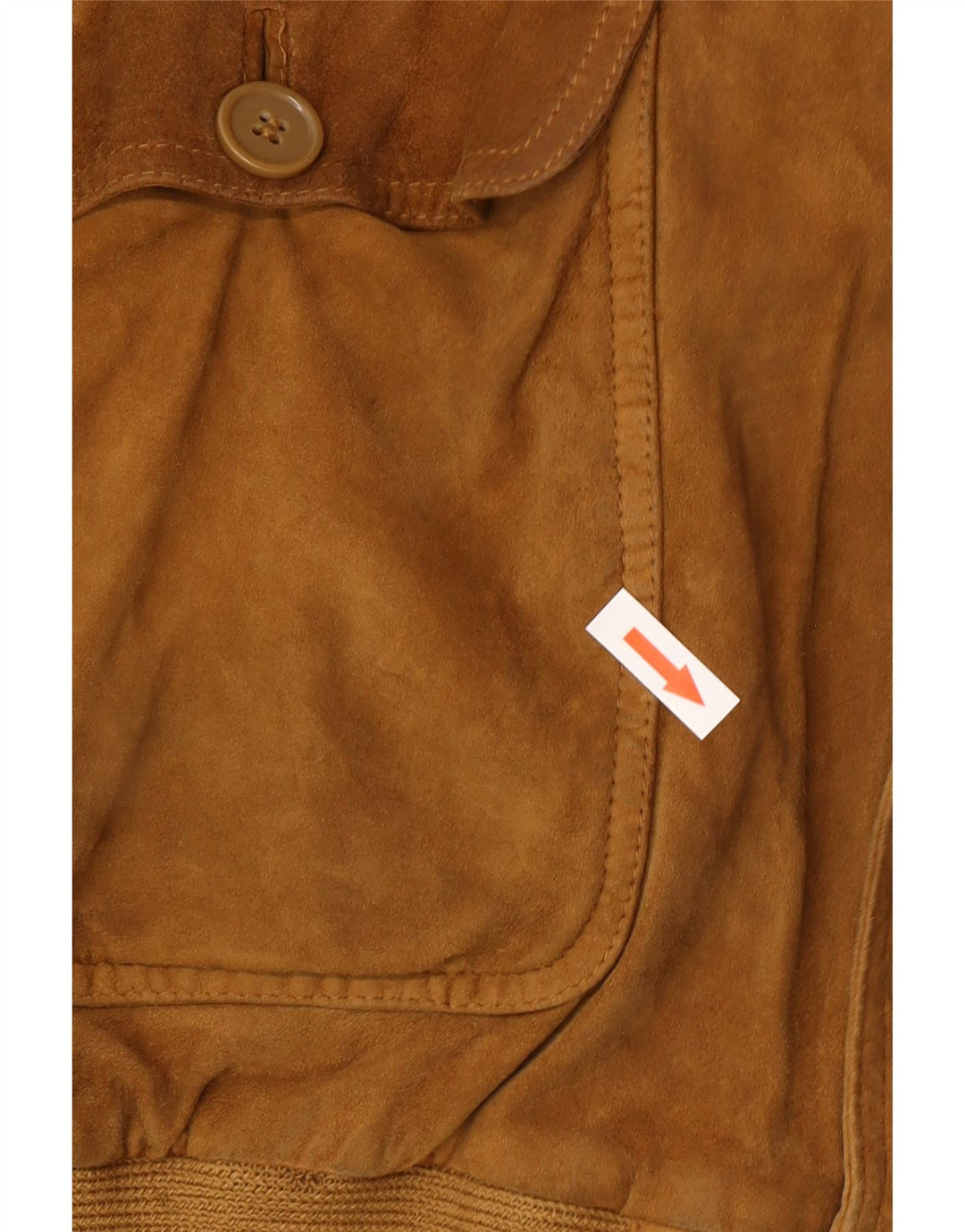 Conbipel Chaqueta Bomber de Ante para Hombre UK 42 XL Cuero Marrón