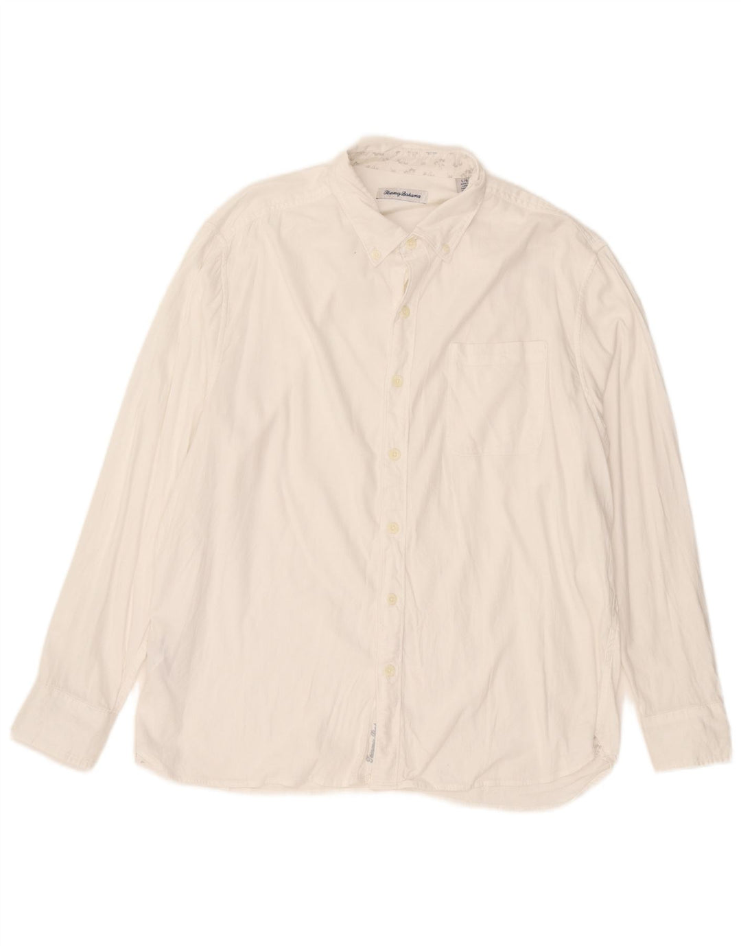 Camisa Tommy Bahama Hombre Grande Lyocell Blanco