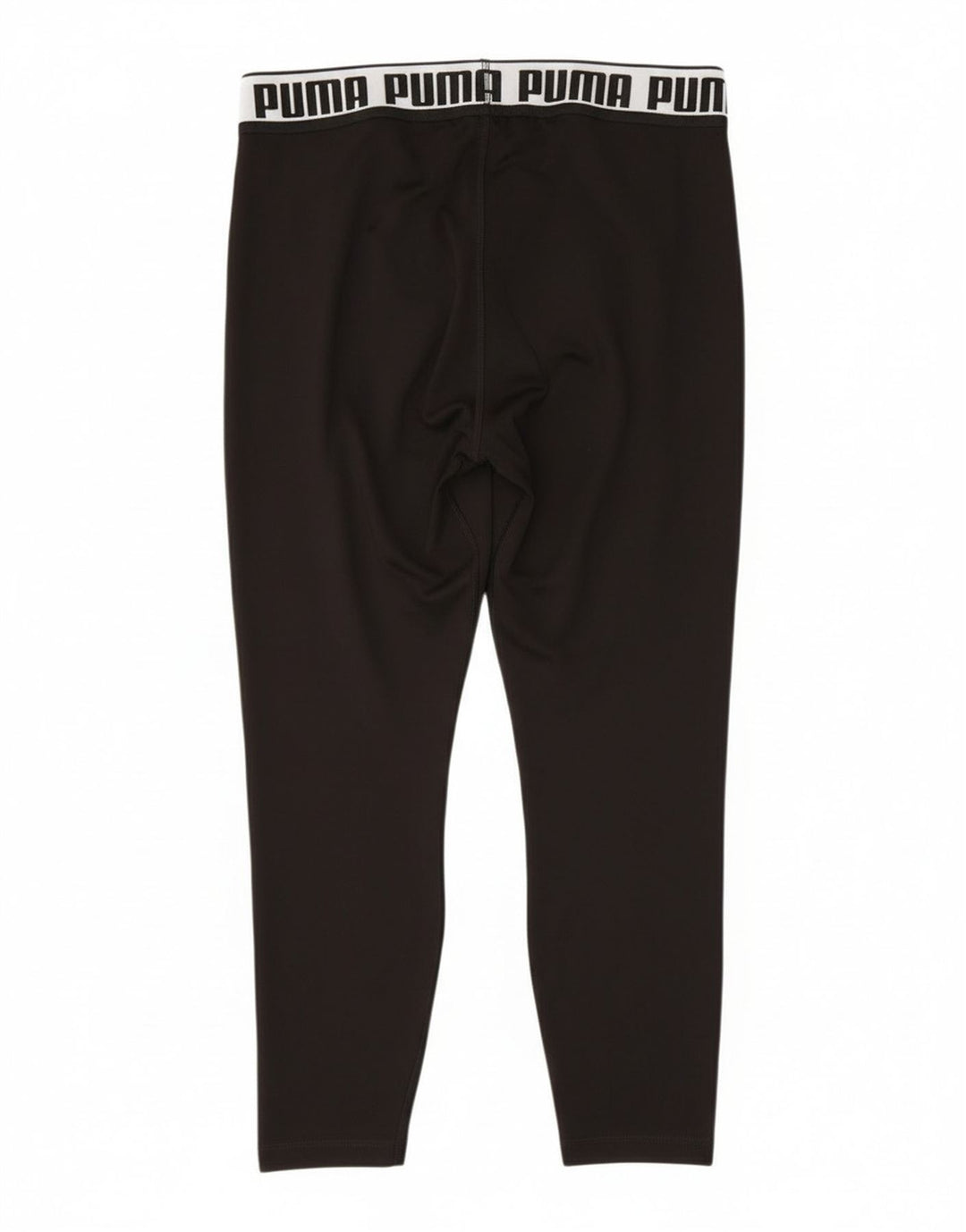 Puma Leggings cortos gráficos para mujer, talla 40, color negro