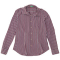 BENETTON Camisa para mujer UK 46 Grande Púrpura Rayas