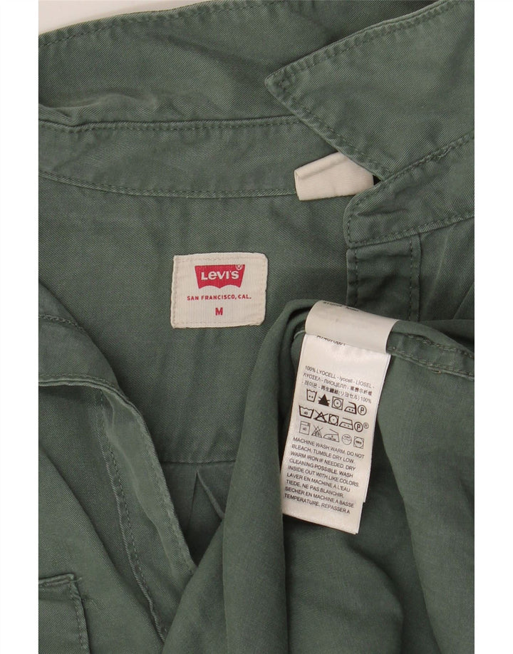 Camisa LEVI'S para mujer UK 44 Lyocell verde medio