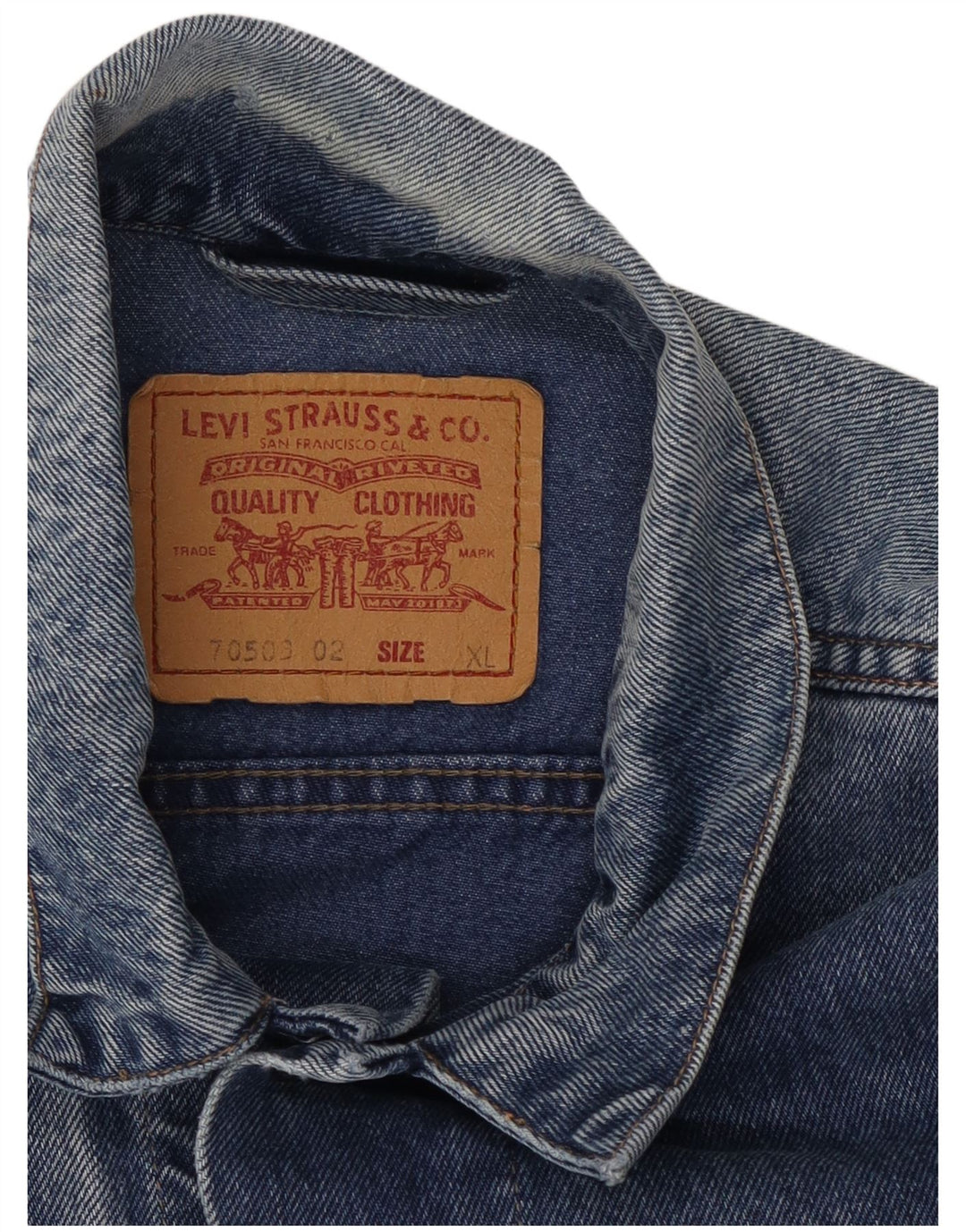 Levi's Chaqueta vaquera para hombre UK 42 XL Azul
