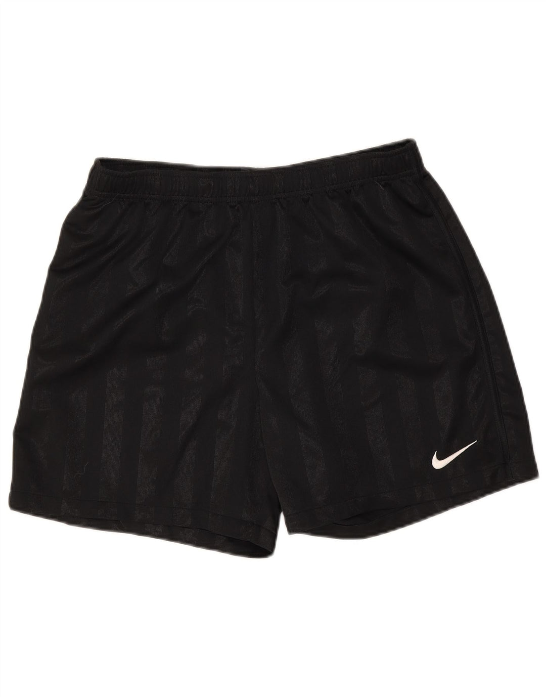 Pantalón corto deportivo Nike para hombre Poliéster a rayas negras medianas
