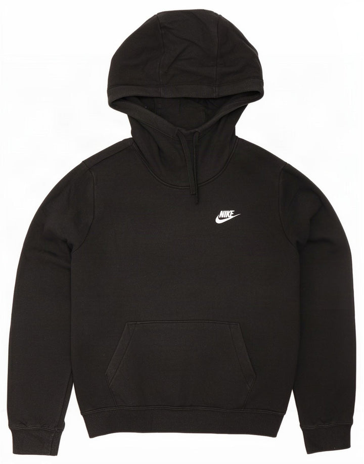 Nike - Sudadera con capucha para hombre (algodón negro mediano)