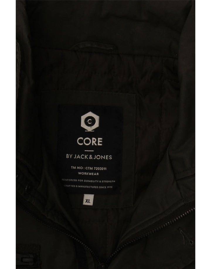 Jack & Jones Chaqueta utilitaria para hombre UK 42 XL Caqui