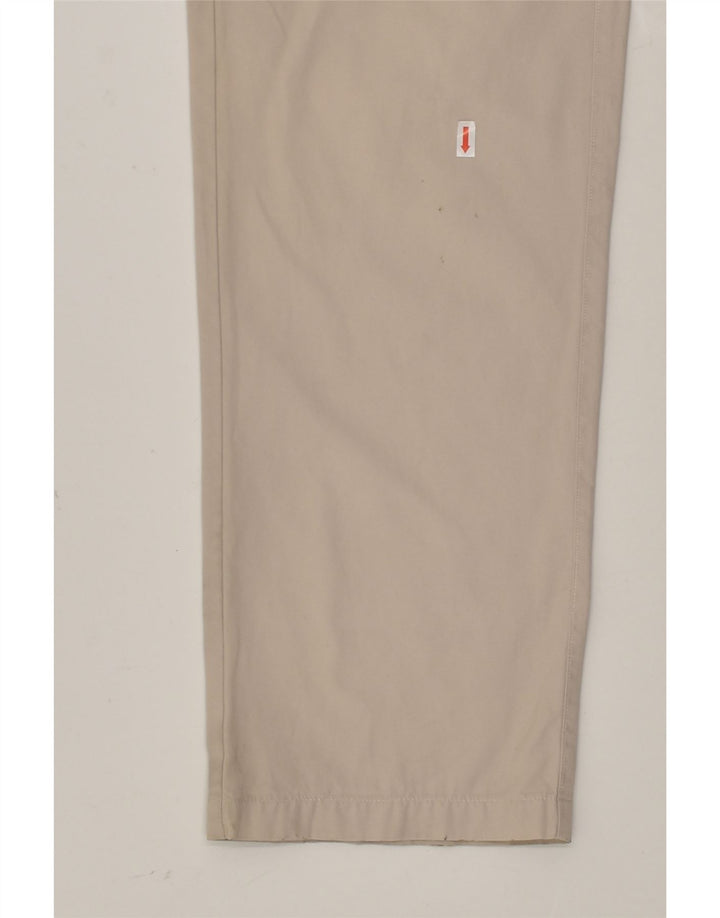 RIFLE Mens Straight Cargo Trousers W33 L34 Beige Cotton | Vintage Rifle | Thrift | Second-Hand Rifle | Used Clothing | Messina Hembry 