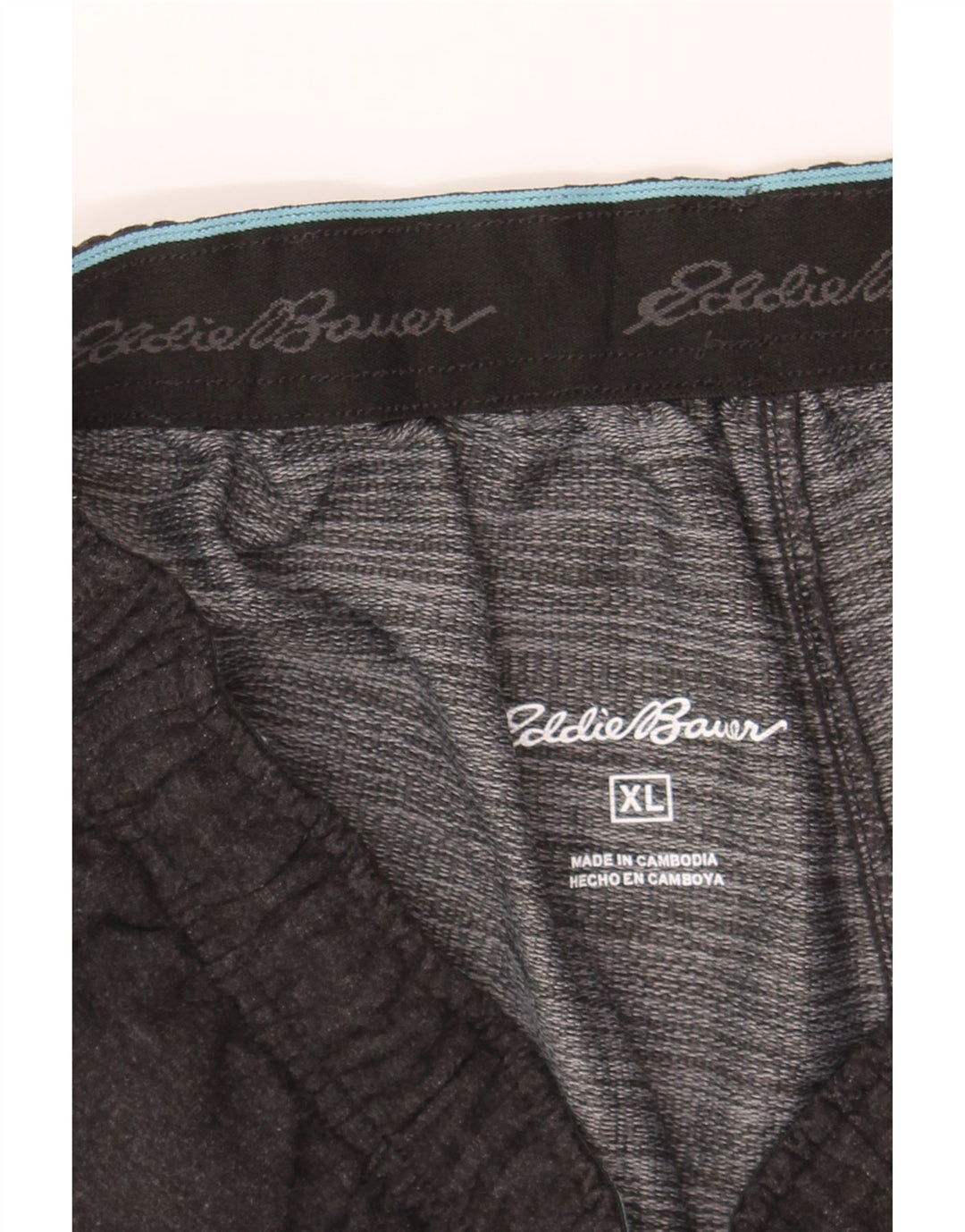 EDDIE BAUER Mens Tracksuit Trousers XL  Black Rayon Vintage Eddie Bauer and Second-Hand Eddie Bauer from Messina Hembry 