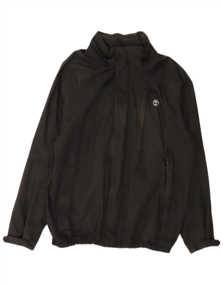 Timberland Chaqueta cortavientos para hombre UK 44 2XL Algodón negro