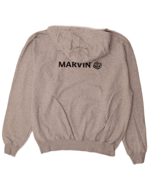 Champion Marvin Graphic Sudadera con capucha para hombre XL Gris Algodón