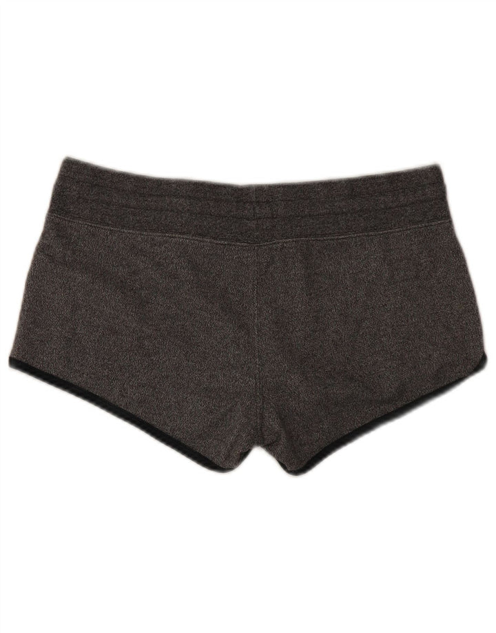 Vintage mujer pantalones cortos deportivos Reino Unido 14 gris medio moteado