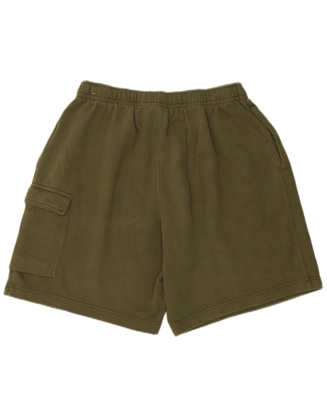 Nike - Pantalones cortos deportivos para hombre, talla grande, color caqui, algodón