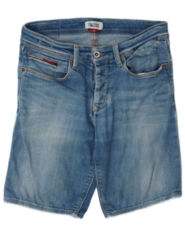 Tommy Hilfiger Pantalones cortos de mezclilla para hombre W29 Small Blue