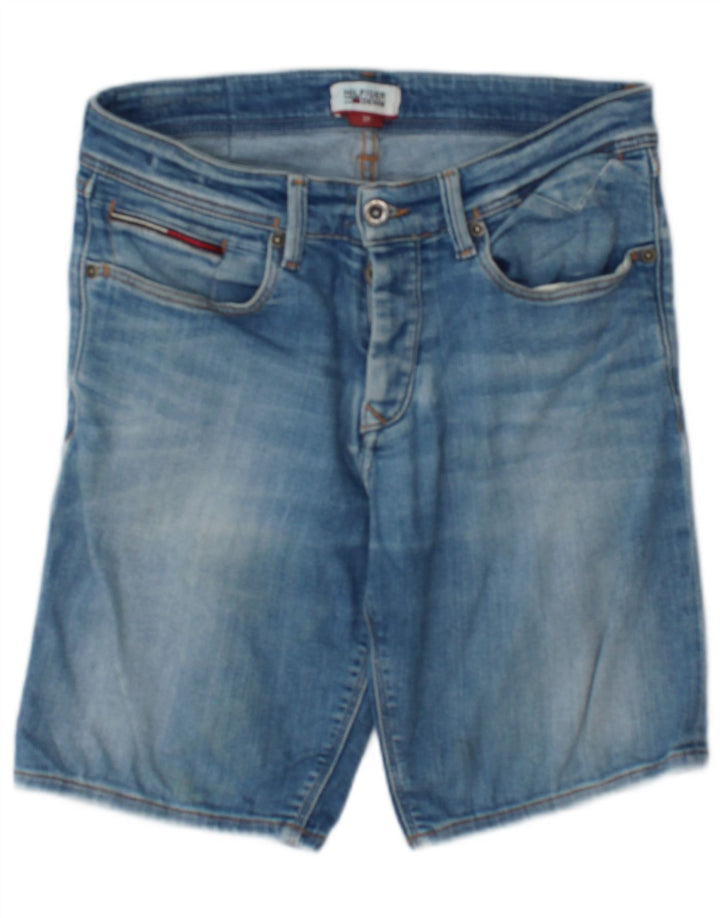 Tommy Hilfiger Pantalones cortos de mezclilla para hombre W29 Small Blue