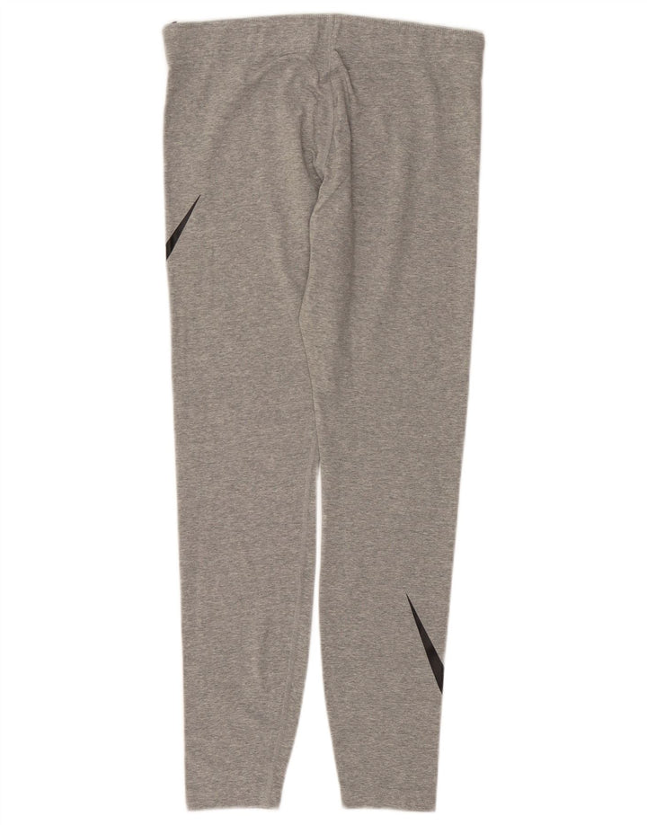 NIKE Leggings gráficos para mujer UK 44 Algodón gris grande