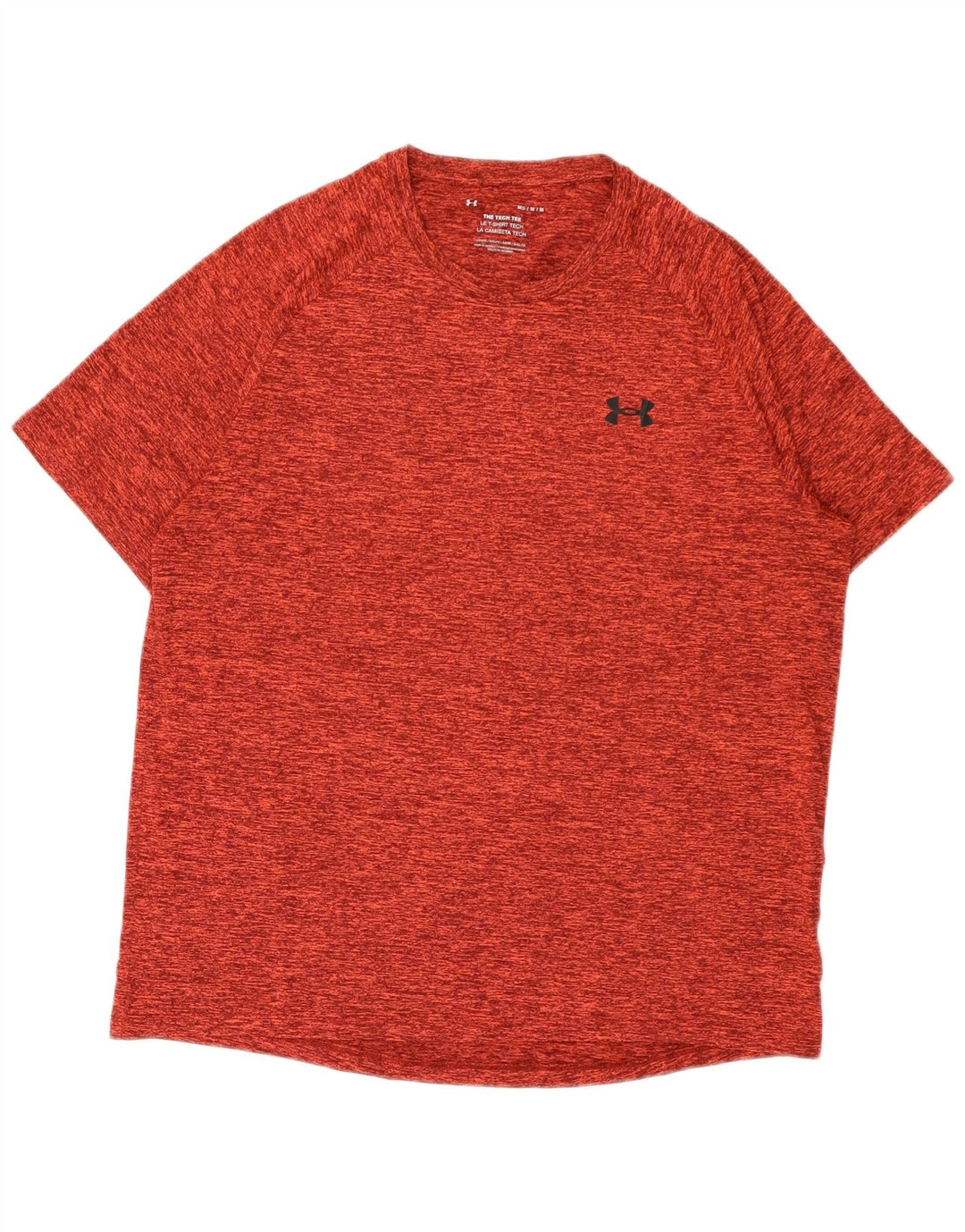 Camiseta Under Armour Hombre Top Medium Rojo Moteado