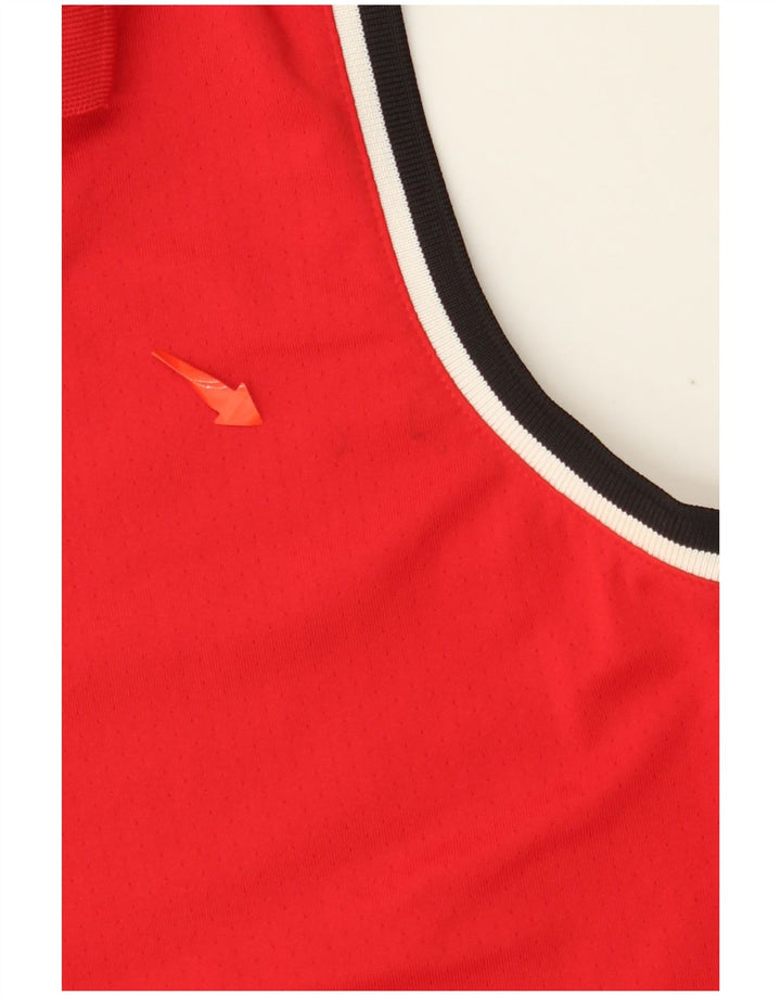 IZOD Polo sin mangas para mujer UK 40 XL Poliéster rojo