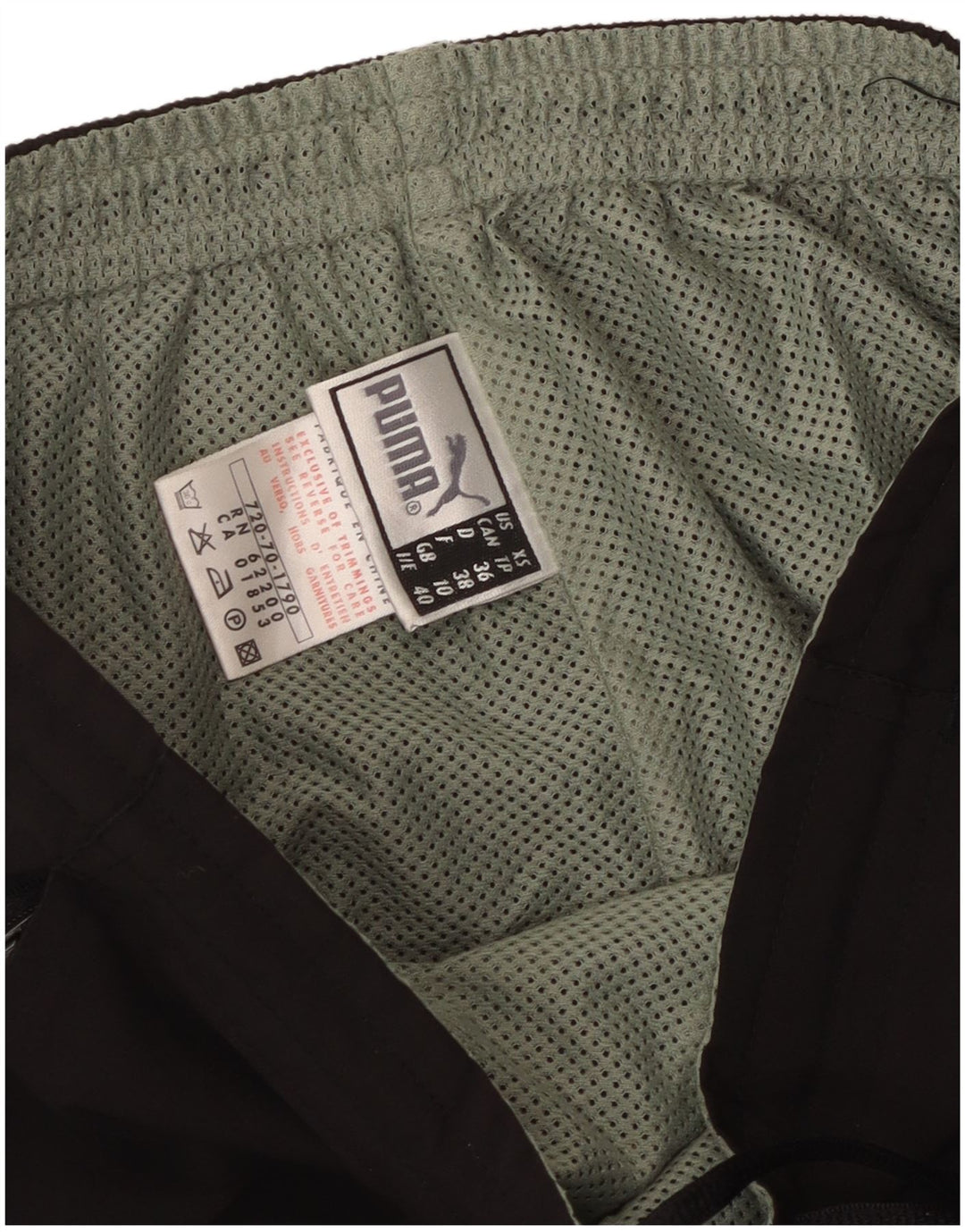 PUMA Pantalones de chándal para mujer UK 10 Small Black Poliéster
