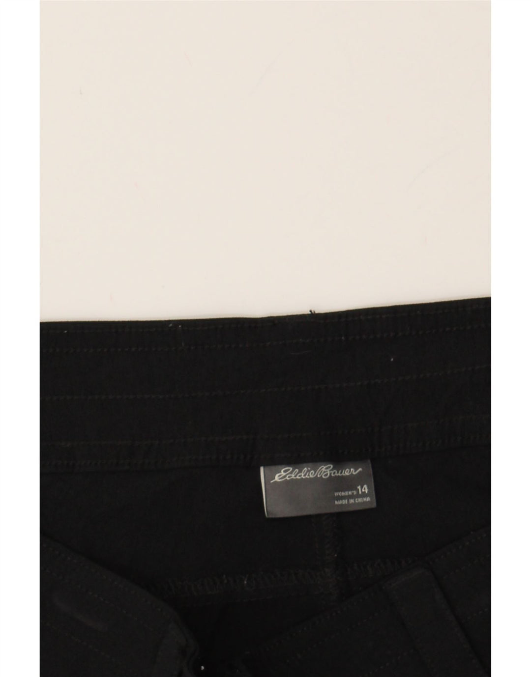 EDDIE BAUER Womens Cargo Shorts US 14 XL W34  Black Nylon Vintage Eddie Bauer and Second-Hand Eddie Bauer from Messina Hembry 