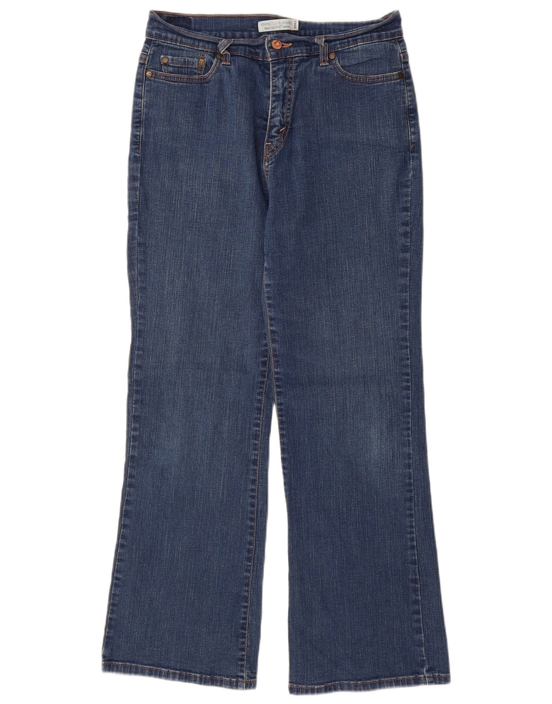 Levi's 512 Jeans con corte de bota perfectamente adelgazantes para mujer US 12 Large W28 L30 Azul