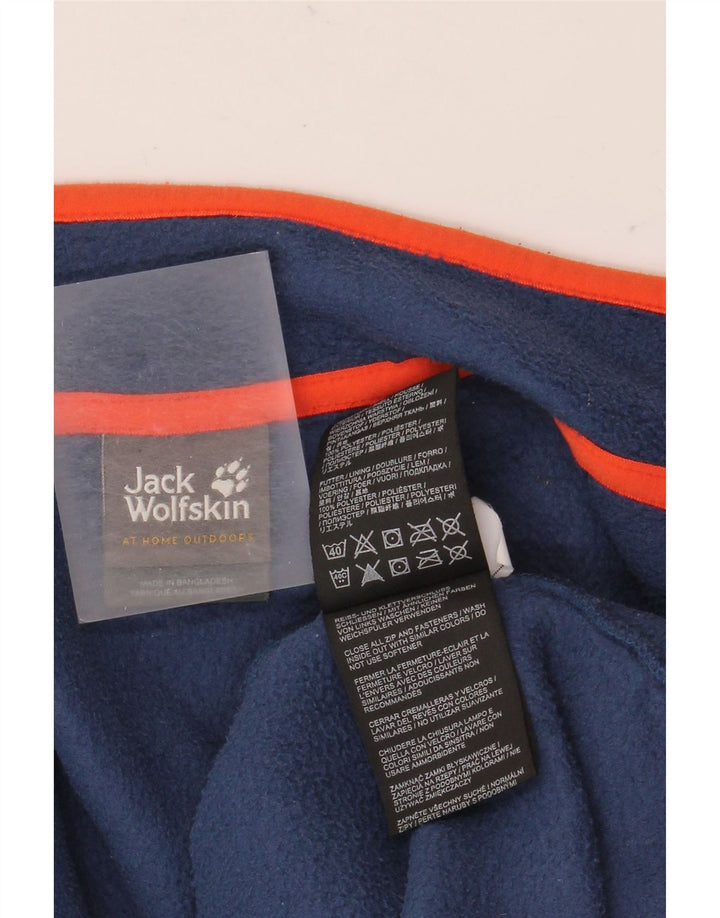 Jack Wolfskin Chaqueta polar para niño 13-14 años Azul marino Poliéster