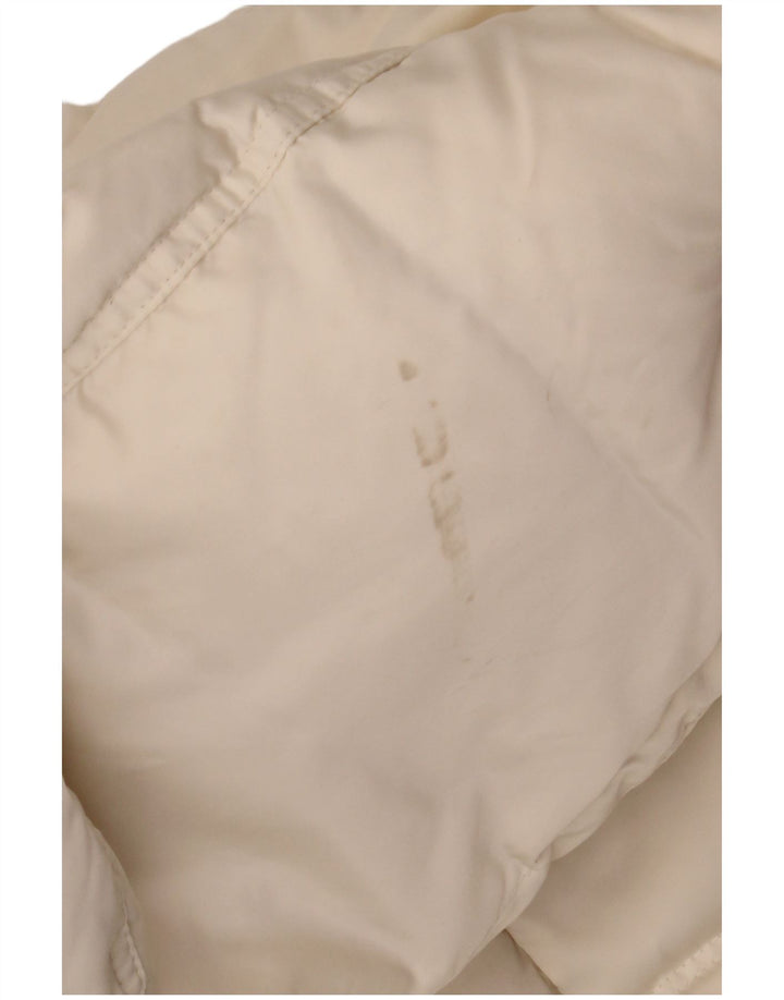 CALVIN KLEIN JEANS Chaqueta acolchada extragrande para mujer UK 10 Small Off White