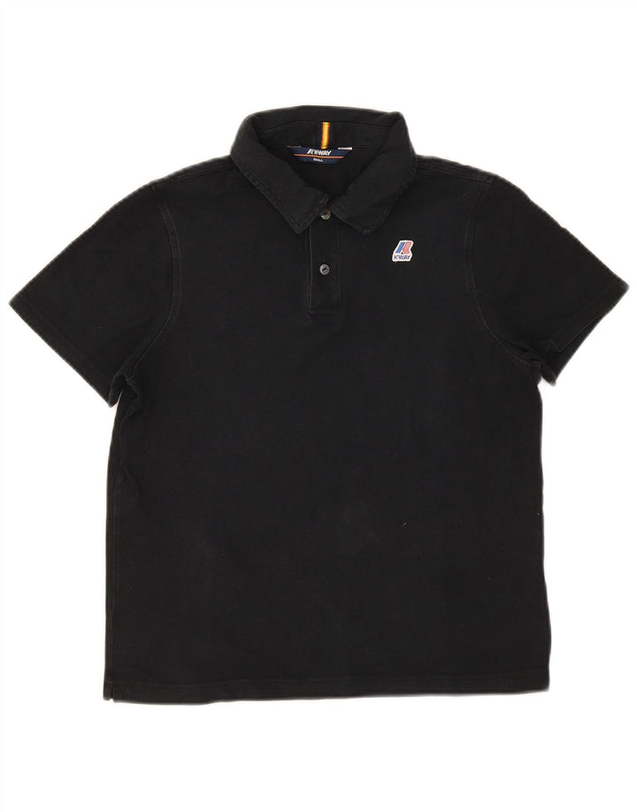 K-Way Polo Hombre Pequeño Negro