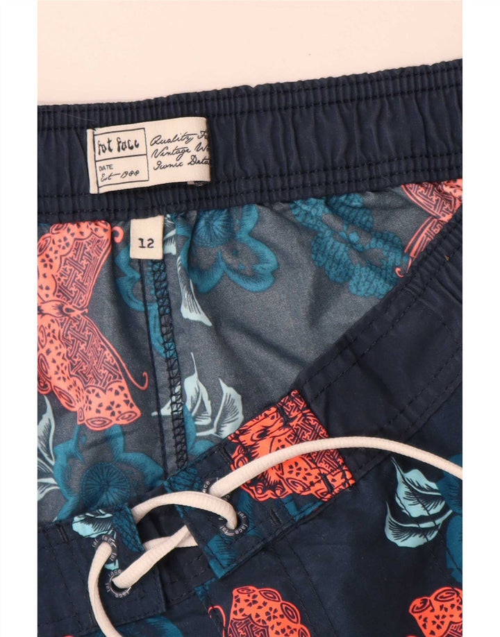 Bañador para mujer Fat Face UK 40 Mediano Azul marino Floral Poliéster