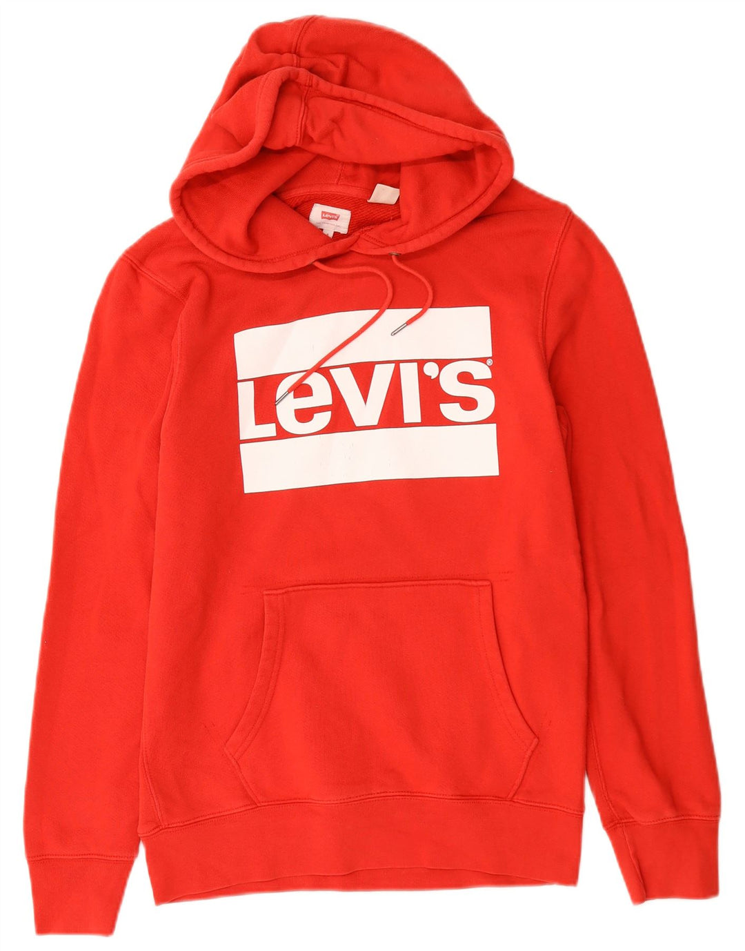 Levi's Hombre Sudadera Con Capucha Gráfica Jersey Pequeño De Algodón Rojo