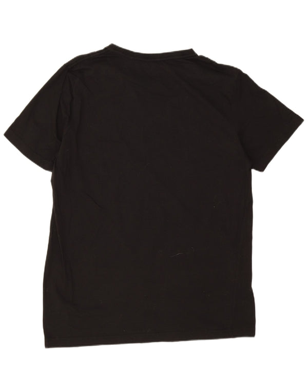 Puma - Camiseta gráfica para hombre, talla grande, algodón negro