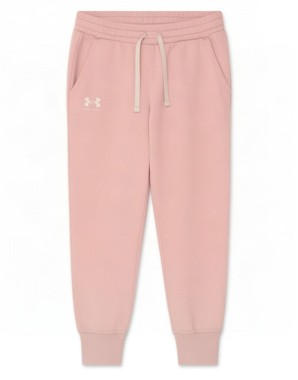 Under Armour Pantalones de chándal para mujer Joggers UK 44 Algodón rosa medio
