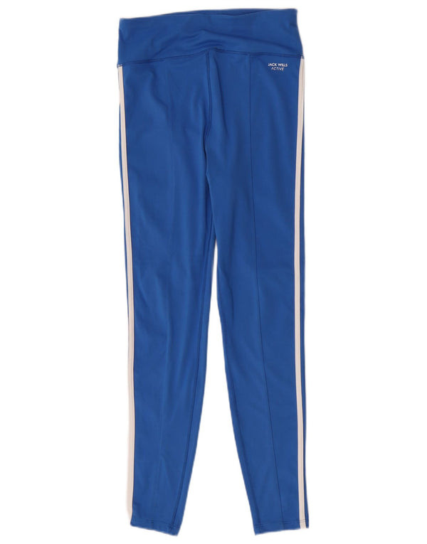 Jack Wills Leggings Active de cintura alta para mujer UK 42 Azul medio Deportes