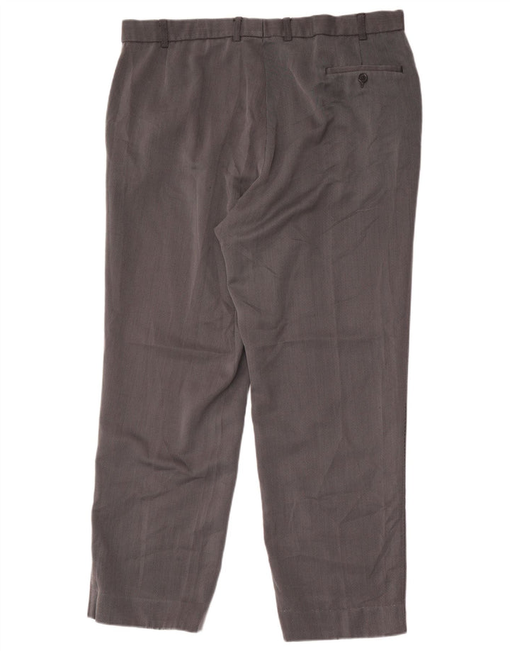 Marks & Spencer Pantalones chinos cónicos para hombre W36 L29 Gris