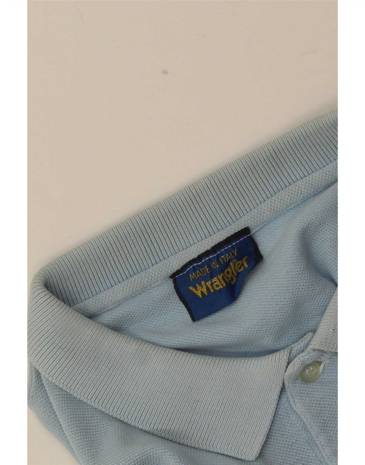 Polo Wrangler Hombre Azul Medio