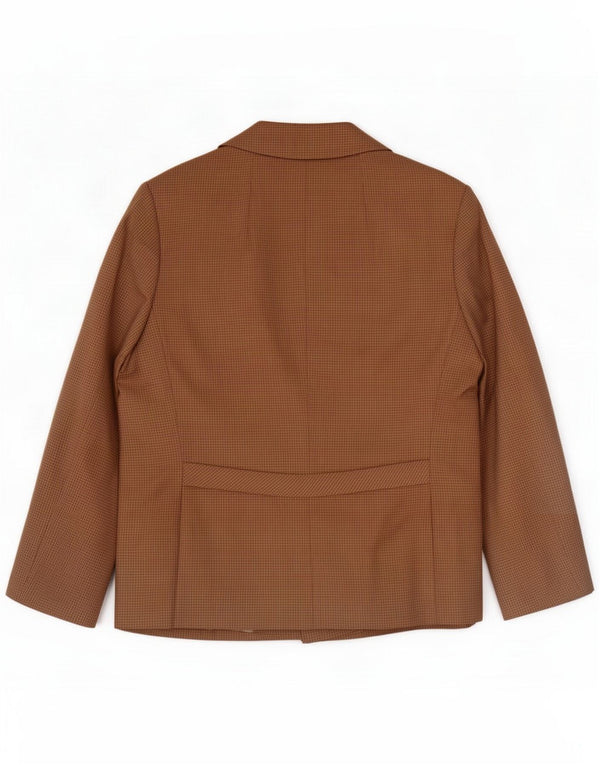 Chaqueta tipo blazer de 4 botones Goldix para mujer UK 44 Marrón medio