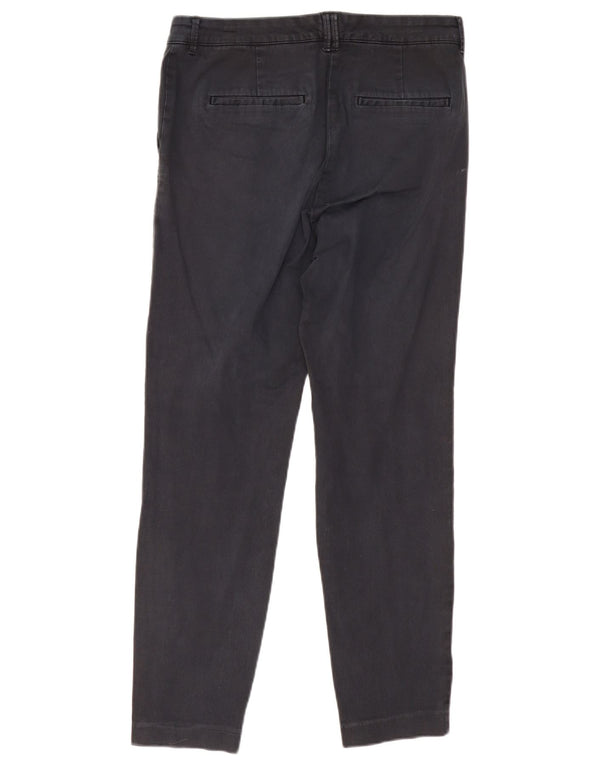 Marks & Spencer Mujer Per Una Slim Casual Pantalones W32 L27 Algodón Negro