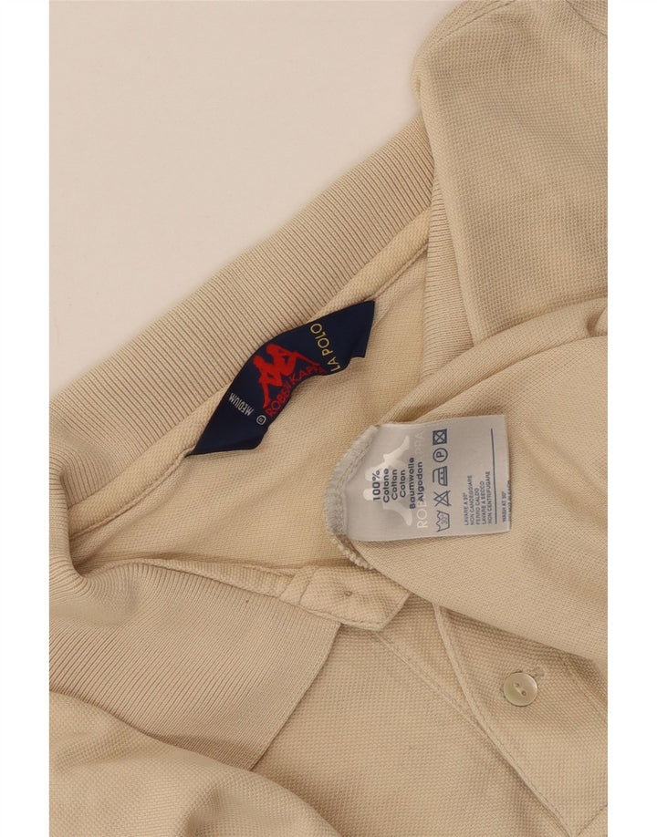 Polo Kappa Hombre Algodón Beige Medio
