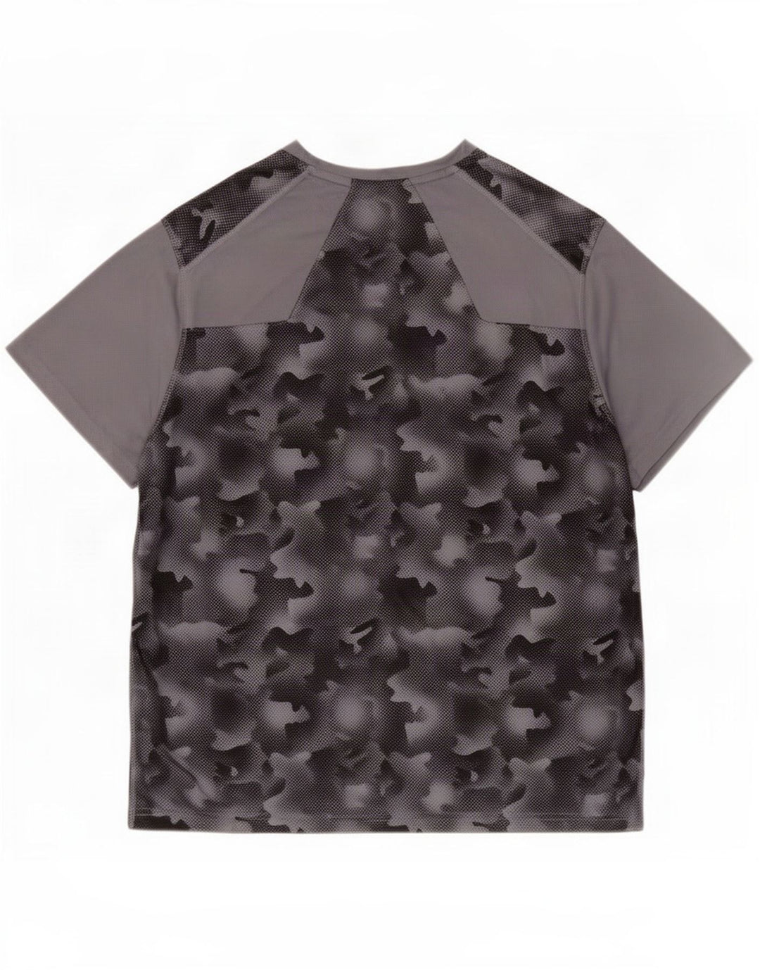 Mountain Warehouse Camiseta para hombre Top 2XL Gris Camuflaje Poliéster