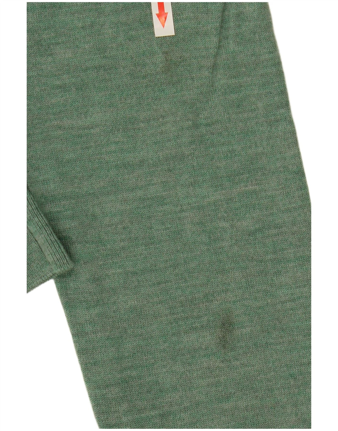 John Lewis Jersey de cuello redondo para hombre de lana merino verde medio