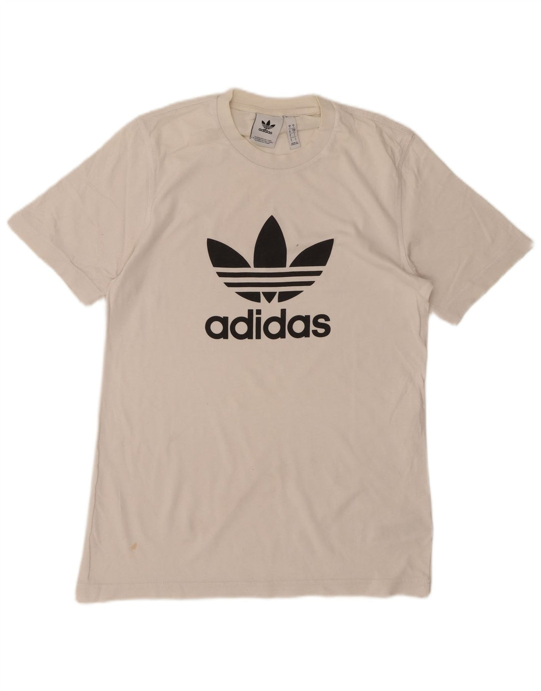ADIDAS Camiseta gráfica para hombre Top Small White Cotton
