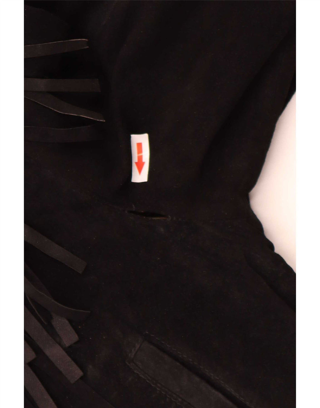 Chaqueta de ante vintage para mujer IT 50 XL Vaquero de cuero negro