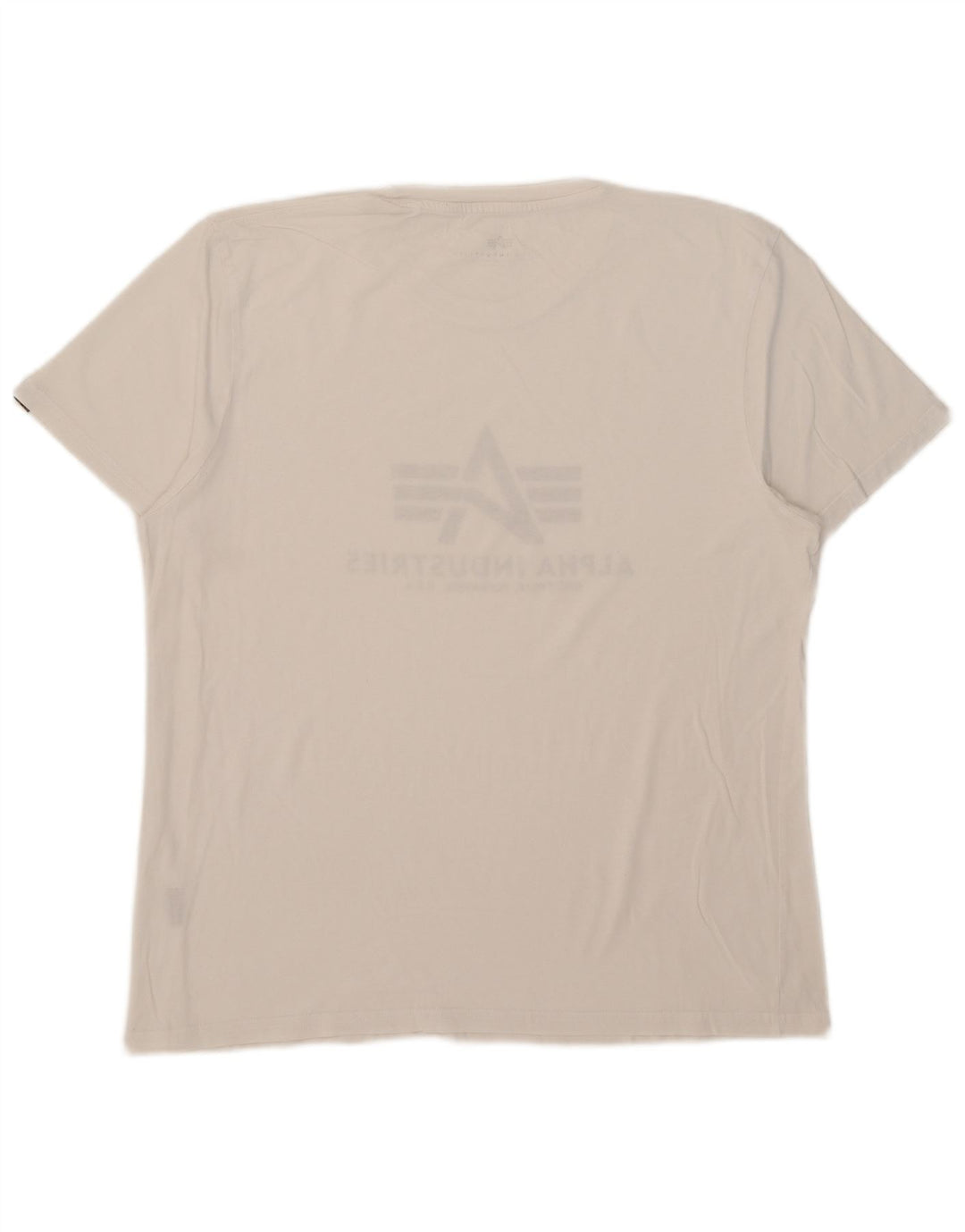 Alpha Industries - Camiseta gráfica para hombre, talla grande, color blanco